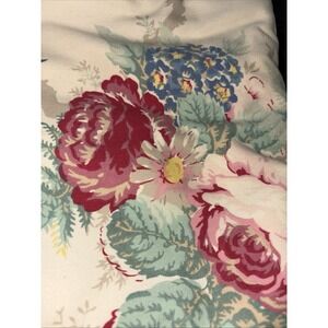 Ralph Lauren Elis garden club 1990 CURTAINS drapes valance floral cotton RARE 3p